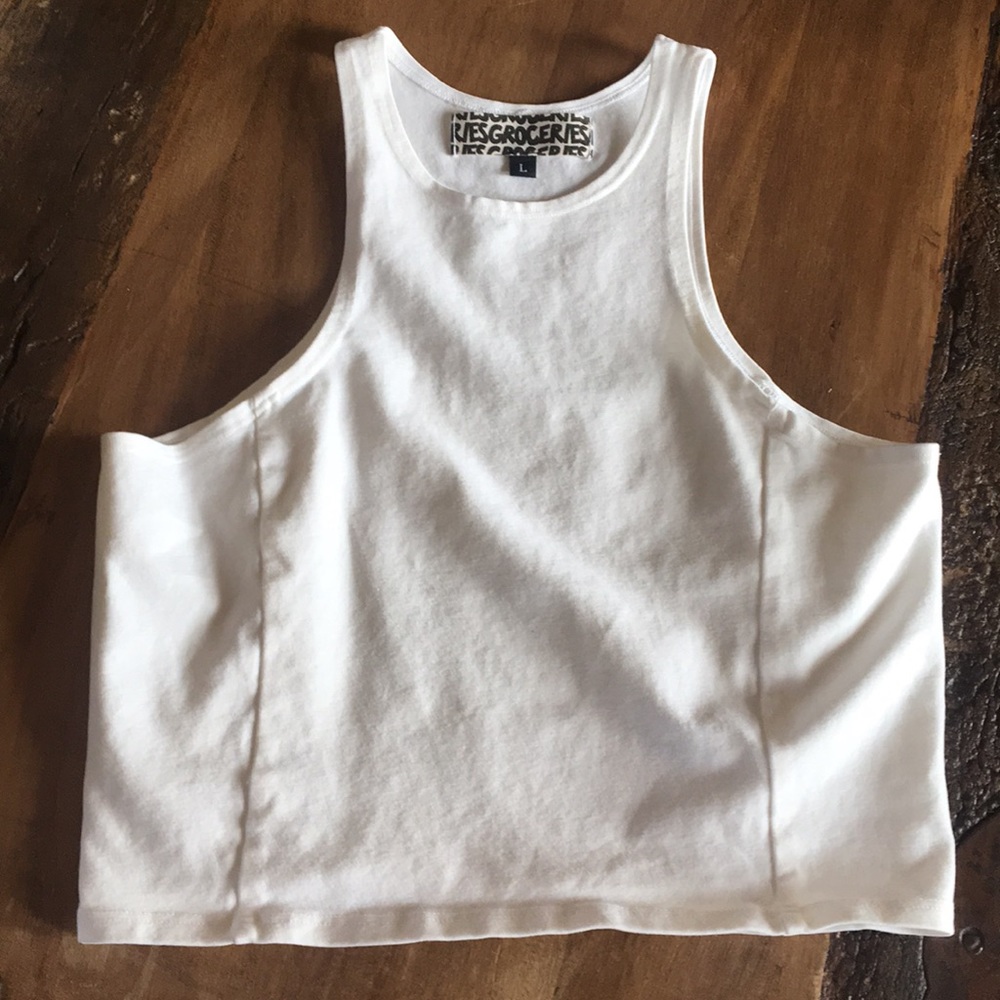 SOLD Urban outfitters | white crop tank